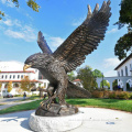 large outdoor sculptures metal craft bronze large eagle sculpture